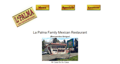 Desktop Screenshot of lapalma-mexican-restaurant.com